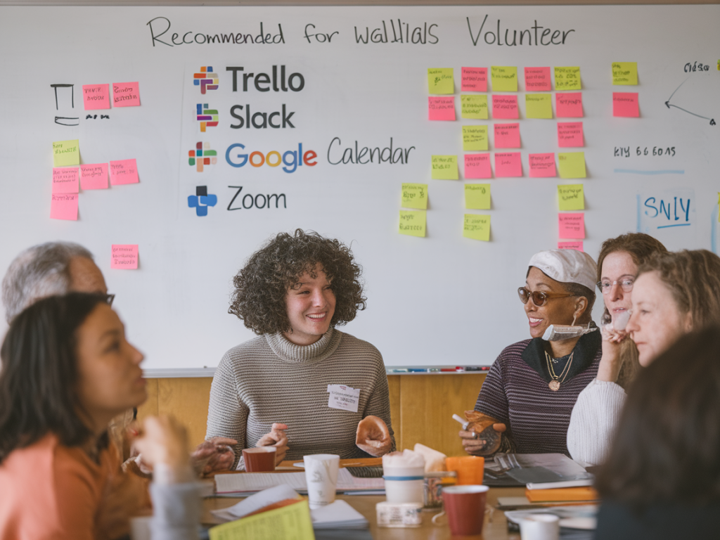 Qué herramientas digitales recomiendan las asociaciones locales para coordinar voluntariado