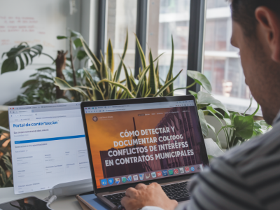 Cómo detectar y documentar conflictos de interés en contratos municipales usando el portal de contratación