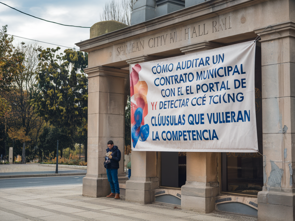 Cómo auditar un contrato municipal con el portal de contratación y detectar cláusulas que vulneran la competencia