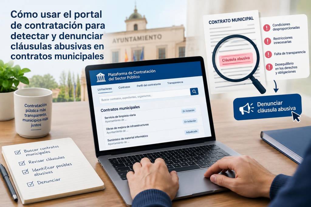 Cómo usar el portal de contratación para detectar y denunciar cláusulas abusivas en contratos municipales